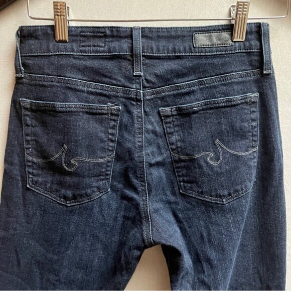 Ag Adriano Goldschmied Farrah High rise Blue Skinny Ankle Jeans Sz 26R - Picture 4 of 13